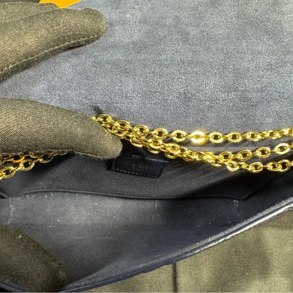 Louis Vuitton- Navy Pochette Félicie Empriente leather MSRP $1620 w/ Full Set - Picture 13 of 16